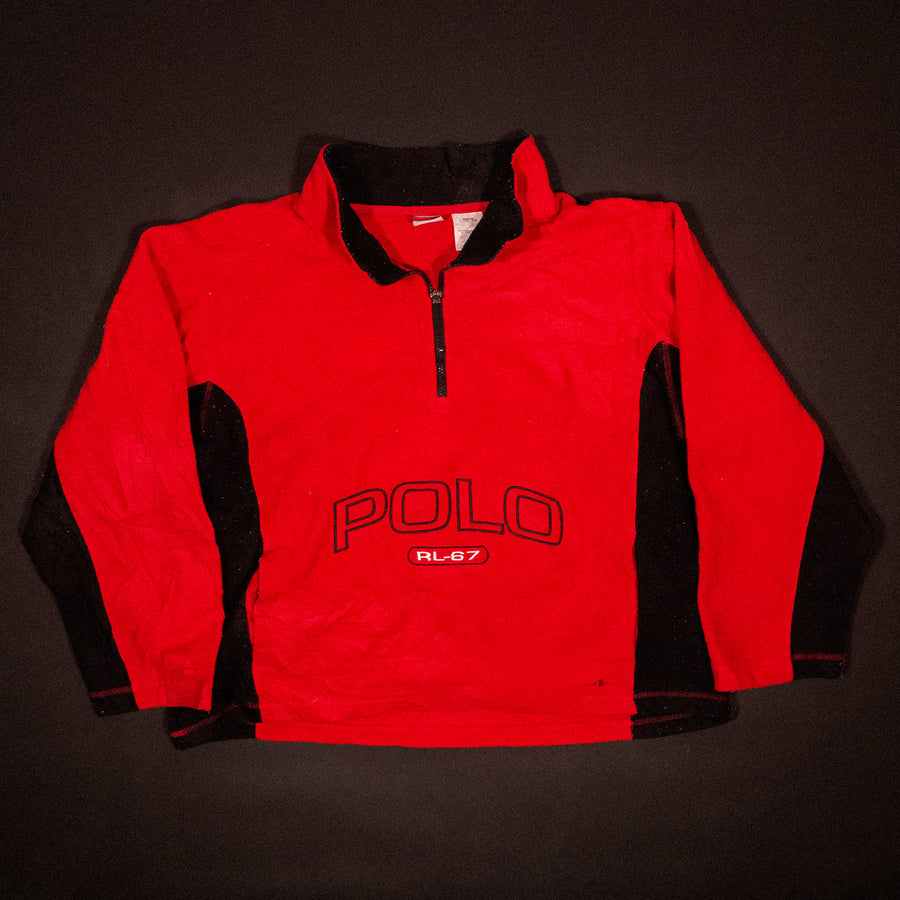 Polo (Ralph Lauren) Red 1/4 Zip Fleece (BOOTLEG)