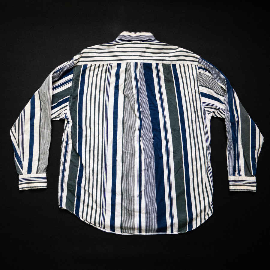 Tommy Hilfiger Blue & Green Striped Shirt
