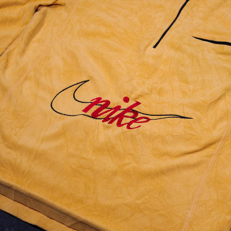 Nike Yellow 1/4 Zip Fleece (BOOTLEG)