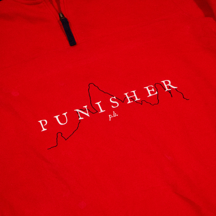 Phoebe Bridgers - Punisher Red 1/4 Sweatshirt (RE-WRX)